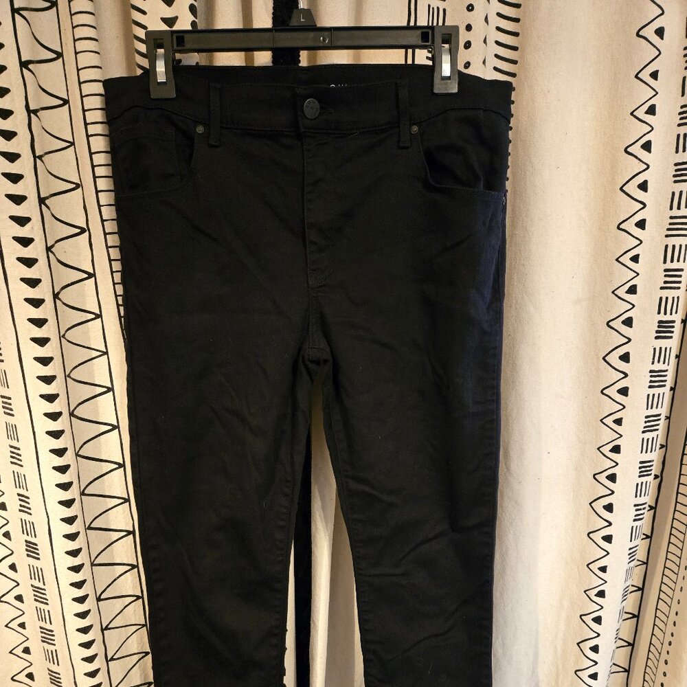 Mott & Bow Mid-Rise Skinny Jean Women's‎ 32x30 Black